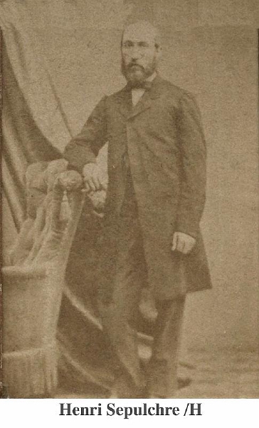 HenriSepulchre3.jpg - François, "Henri", Joseph Sepulchre, premier de la branche jaune "Henri". Photo vers 1870.