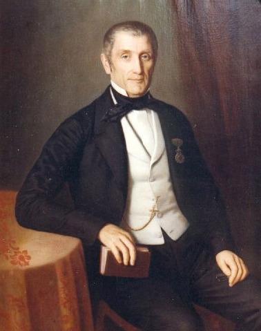 Jean-FrancoisSepulchre1.jpg - Jean-François Sepulchre est le "père" de toutes les branches. Il est considéré comme la charnière entre les ancêtres et les branches actuelles. Il est l'arrière-arrière-petit-fils de Jean-Henri I de Thiènogrive et donc, pour ceux qui préfères l'ancienne référence, l'arrière-petit-fils de Jean-Henry Sepulchre et MarieMédart. Il s'agit d'un tableau. Il porte la médaille de Sainte-Hélène.