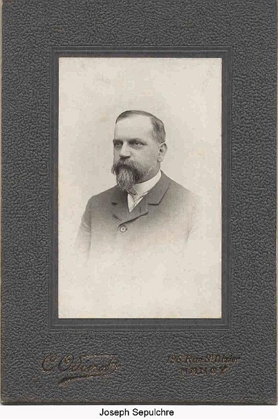 JosephSepulchre1.jpg - Charles, François, "Joseph" Sepulchre, premier de la branche rouge "Joseph". Photo vers 1865.