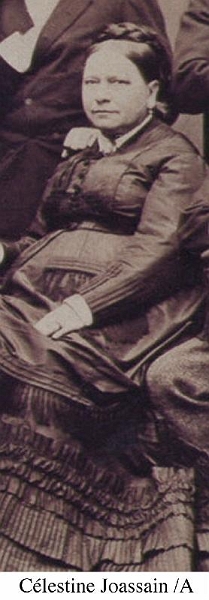 CelestineJoassin1.jpg - Célestine, Marcelle, Josèphe Joassin, épouse de Joseph sepulchre premier de la branche rouge "Joseph". Photo extraite de la photo première génération Joseph.